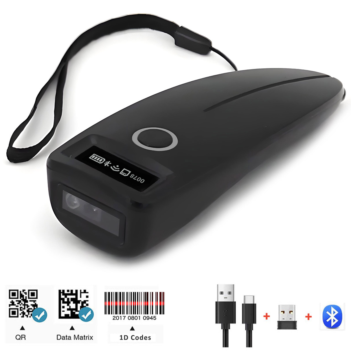 Barcode Printer - Barcode Scanner Wireless 1D 2D QR