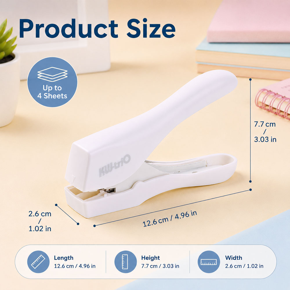 1 Pack of Needleless Creasing  - Stapler Heavy Duty review and price