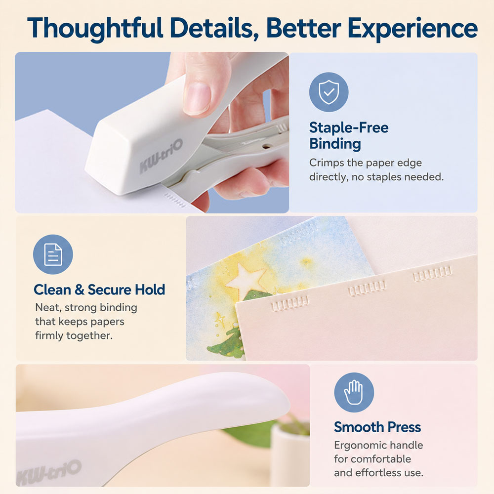 1 Pack of Needleless Creasing  - Stapler Heavy Duty review and price