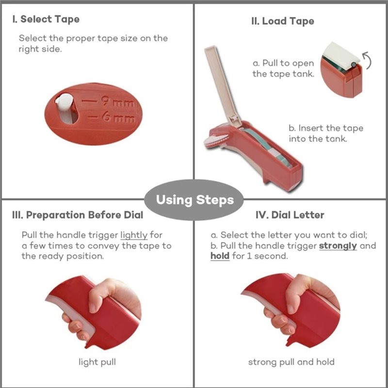 DTA4-DIY Manual Embossing Labe - Label Maker review and price